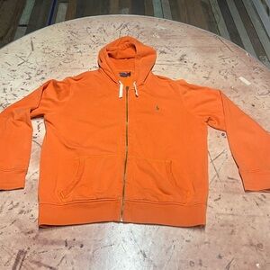Vintage Polo Ralph Lauren Full Zip Hoodie Size XXL Classic Pony Thermal Hood